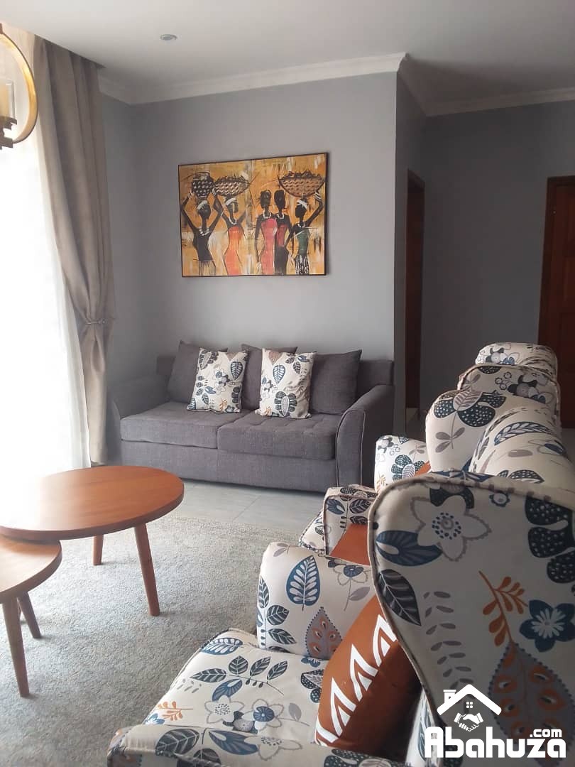 A DECENT FURNIDHED 2 BEDROOM APARTEMENT FOR RENT IN KIGALI AT REBERO