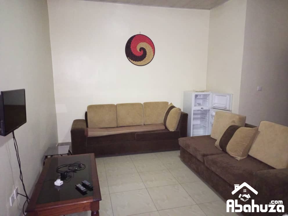 A FURNISHED 1 BEDROOM APARTMENT FOR RENT IN KIGALI AT KIYOVU
