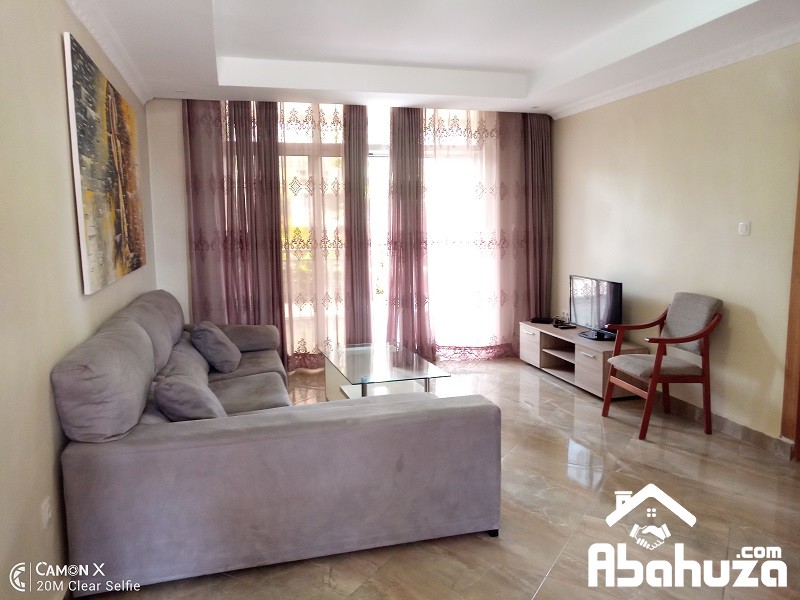 A FURNISHED 1 BEDROOM APARTMENT FOR RENT IN KIGALI AT GACURIRO