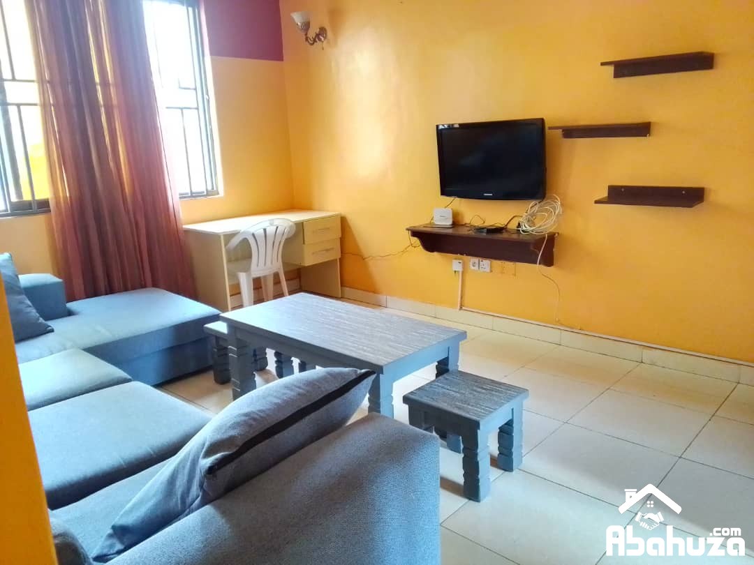 A FURNISHED 1 BEDROOM APARTMENT FOR RENT IN KIGALI AT KIBAGABAGA
