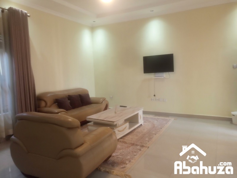 A FURNISHED ONE BEDROOM APARTMENT FOR RENT IN KIGALI AT KANOMBE