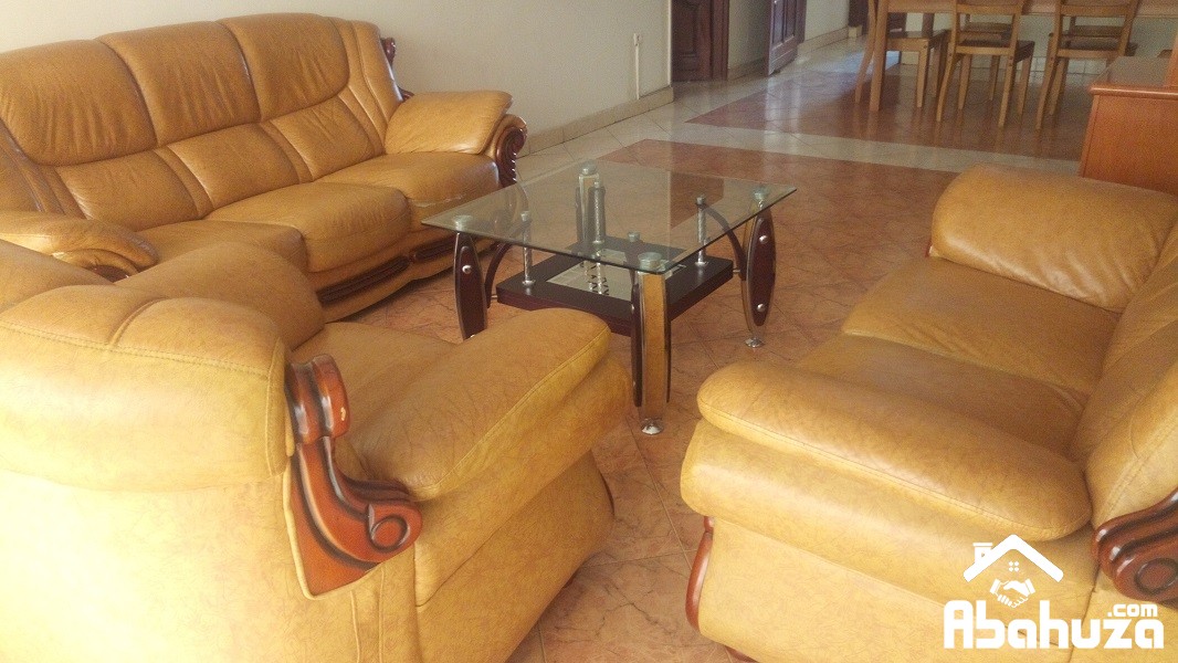 A FURNISHED 3 BEDROOM APARTMENT FOR RENT IN KIGALI AT REMERA