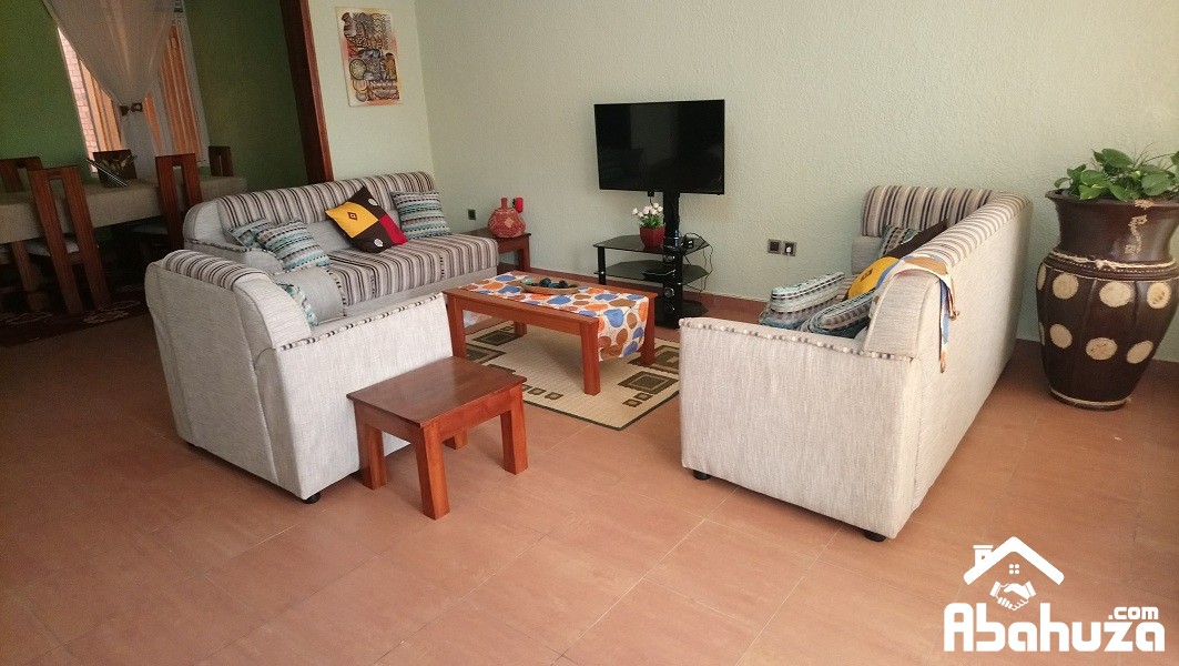 A FURNISHED 3 BEDROOM APARTMENT FOR RENT IN KIGALI AT KICUKIRO